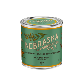 Nebraska State Soy Candle