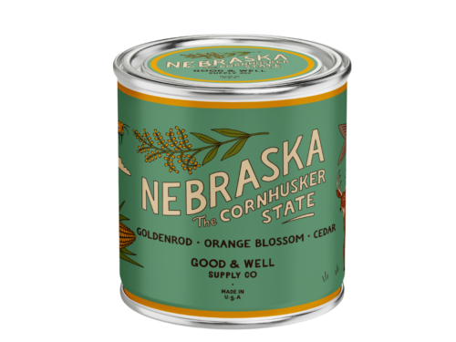 Nebraska State Soy Candle