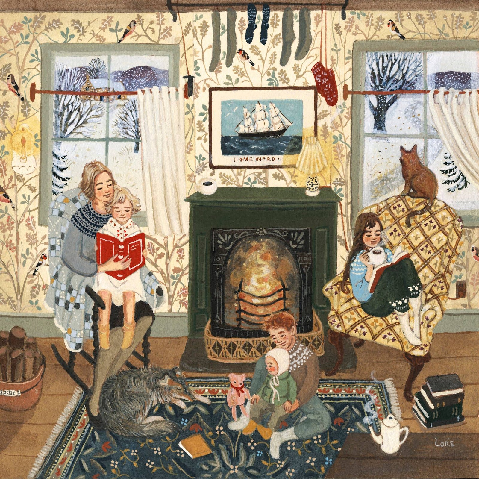 Snowed In Art Print - Loré Pemberton