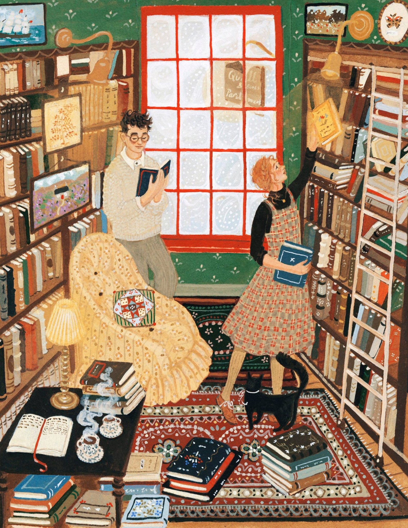 Quill and Parchment Card Set of 5