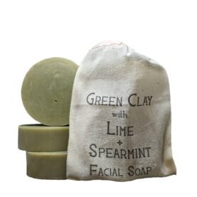 Face Soap - French Green Clay with Lime + Spearmint