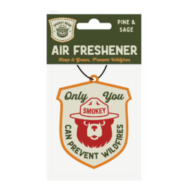 Pine & Sage - Smokey Bear Air Freshener