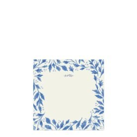 Blue Vines Notes Block Notepad