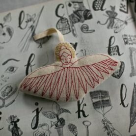 Cupid's Bow, Cotton & Lavender Ornament