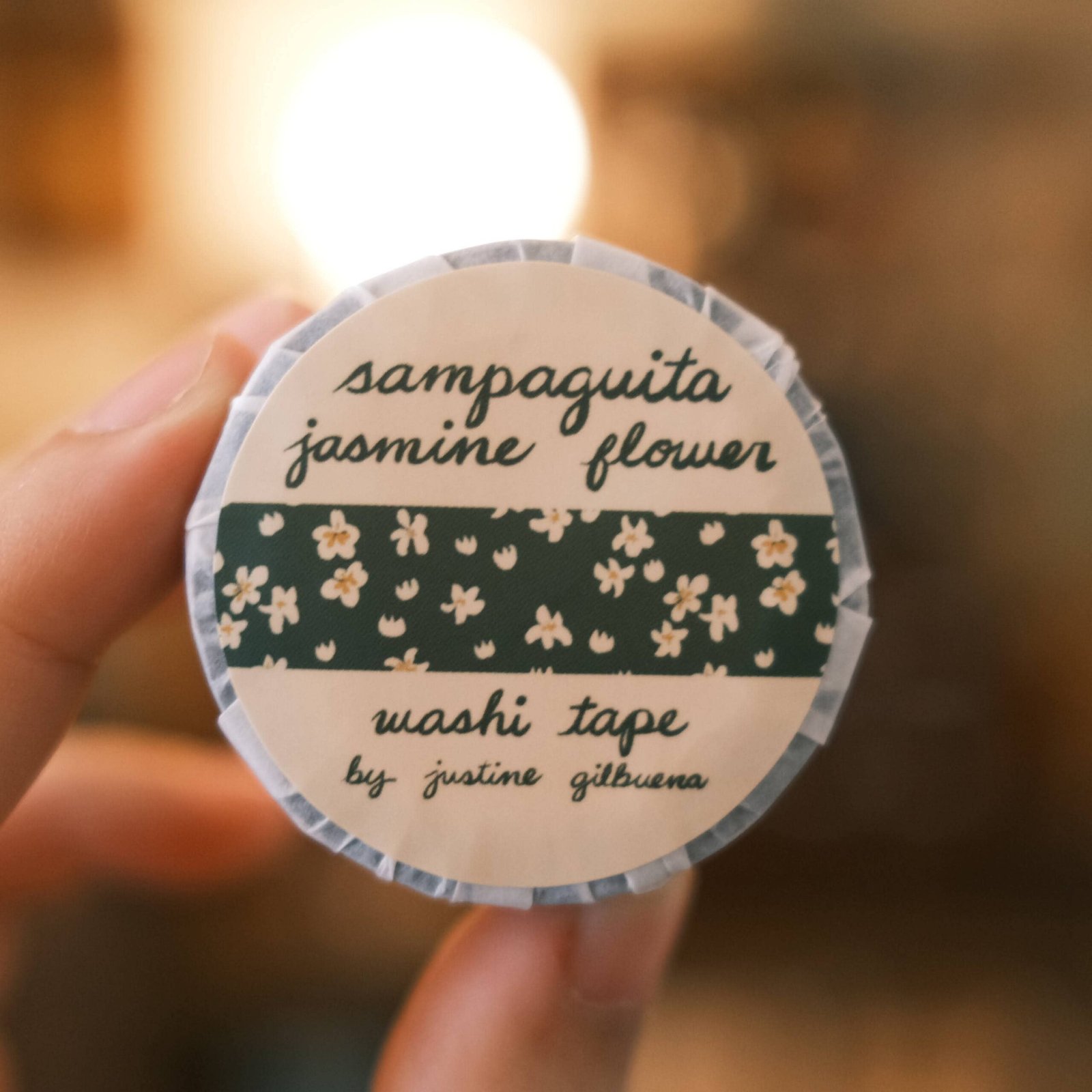 Sampaguita (Jasmine Flower) Washi Tape