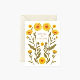 CALENDULA, MY SUNSHINE  | greeting card