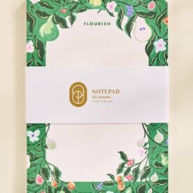 Flourish Blooming Fruits Illustrated Notepad | 50 Sheets