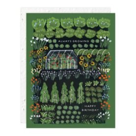 Garden Greenhouse - Birthday Card