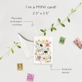 Wildly In Love Sprout - Love + Friendship Mini Greeting Card