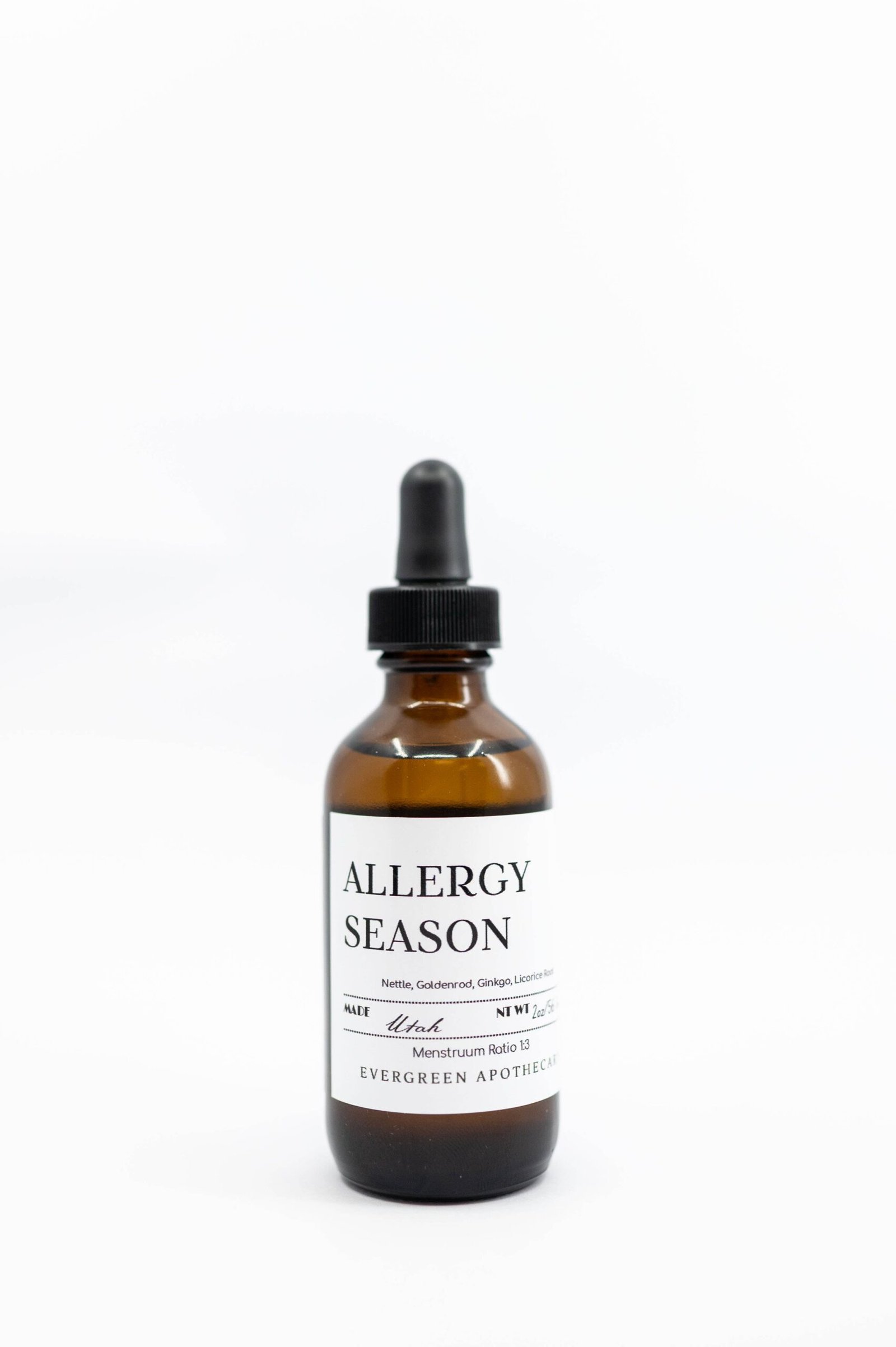 Allergy Season, Herbal Tincture, 2oz