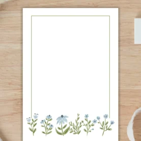 Wildflower Tear Away Notepad | 5 x 7