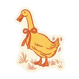 Quacky the Duck Sticker