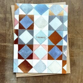 "Thanks," Greeting Card