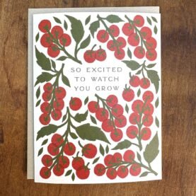 "So Excited To Watch You Grow" Greeting Card