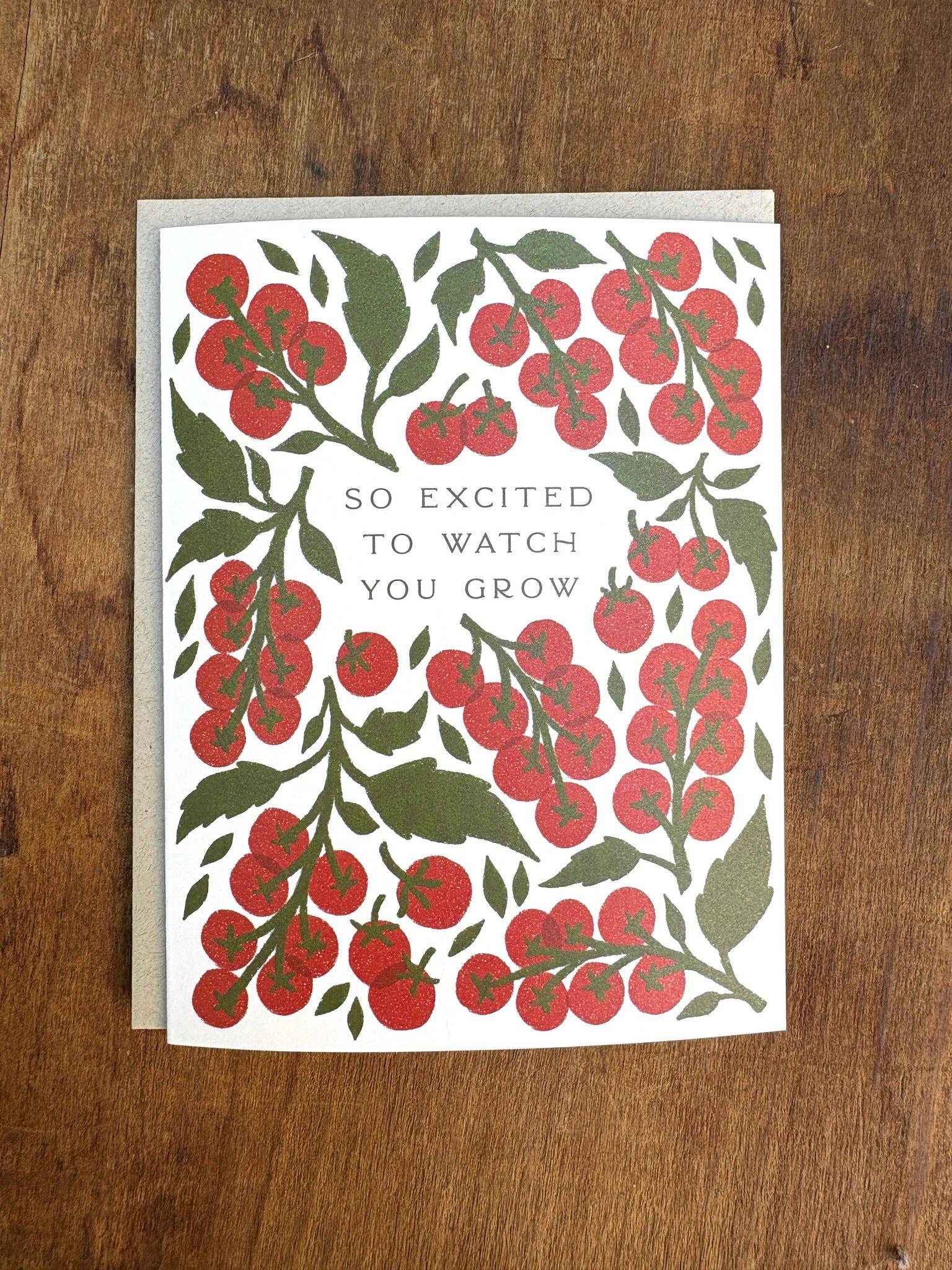 "So Excited To Watch You Grow" Greeting Card