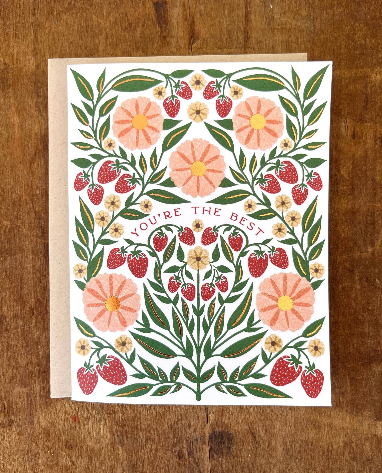 "You're The Best," Greeting Card