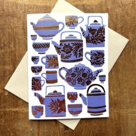 Tea Set Greeting Card