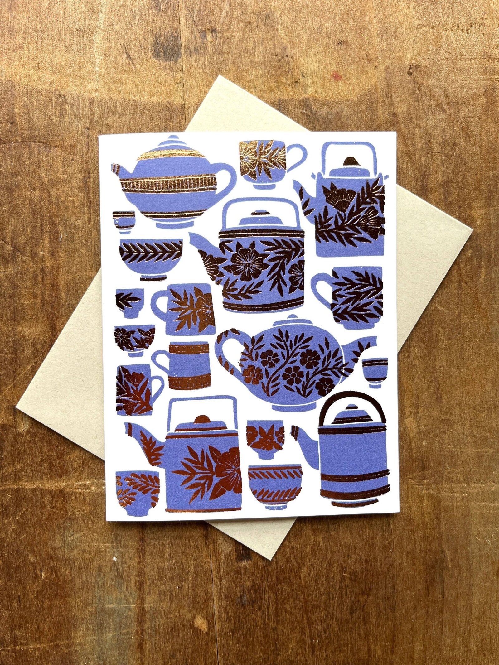 Tea Set Greeting Card