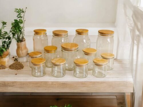 Bamboo Mason Jar Lids