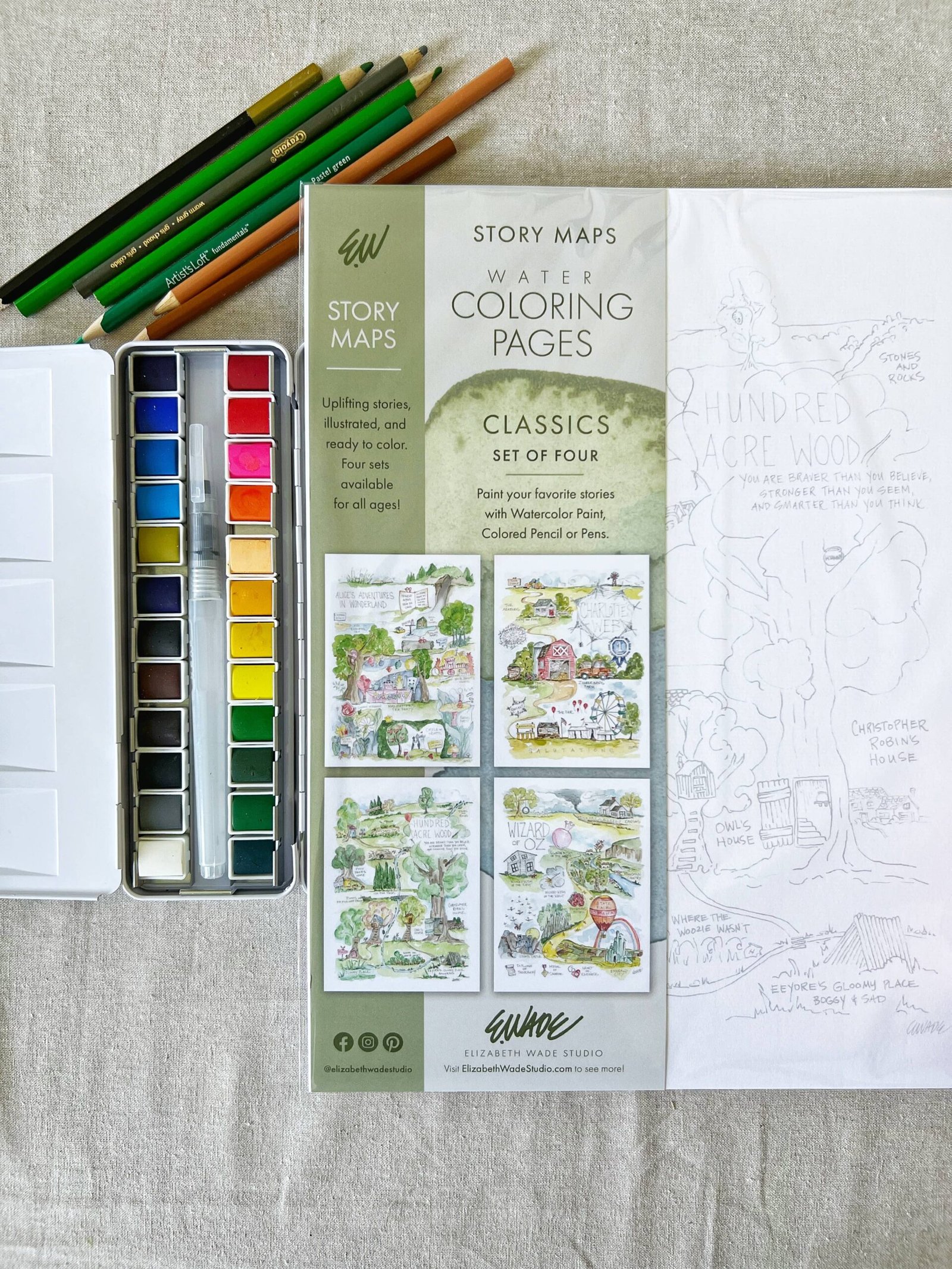 Coloring Pages Set: Classics