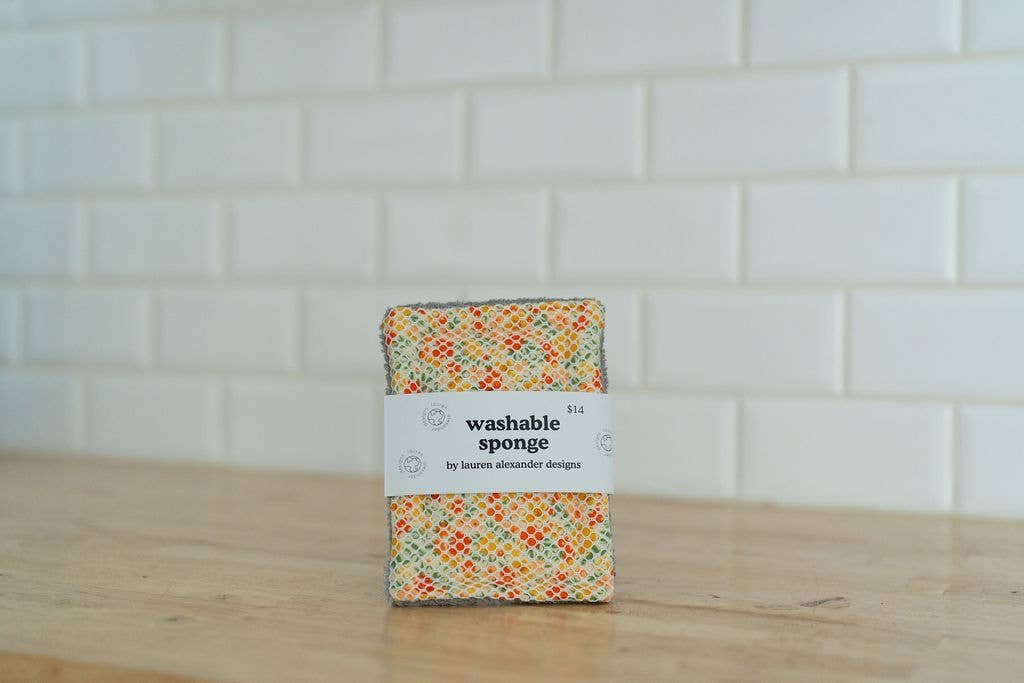 Washable Sponge - Retro Meadow