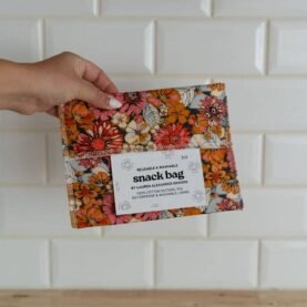 Snack/ Sandwich Reusable Bag - Floral Haven