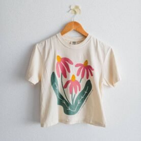 Sow the seeds | ivory comfort colors boxy crop