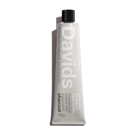 Davids premium toothpaste / charcoal+peppermint