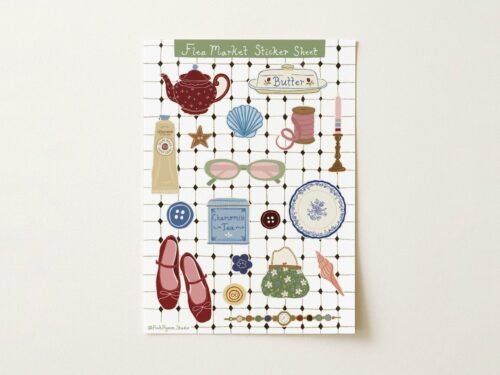 Flea Market Sticker Sheet