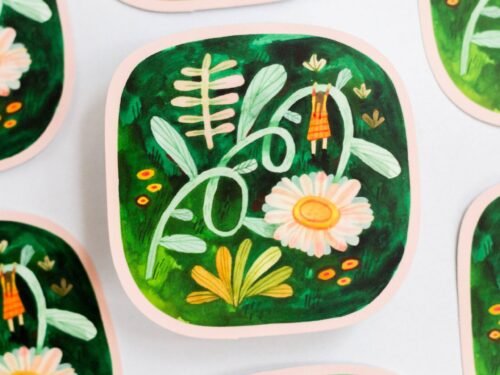 Vinyl Sticker — Growing Together