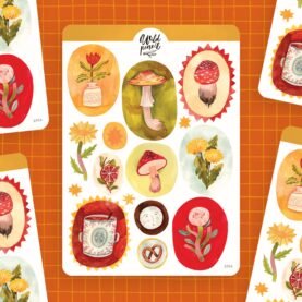 Sticker Sheet — Little Paintings