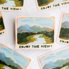 Vinyl Sticker — Enjoy The View