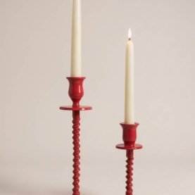 Corkscrew Taper Holder Red Large