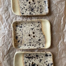 Handmade Ceramic Soap Dish – Sandstone