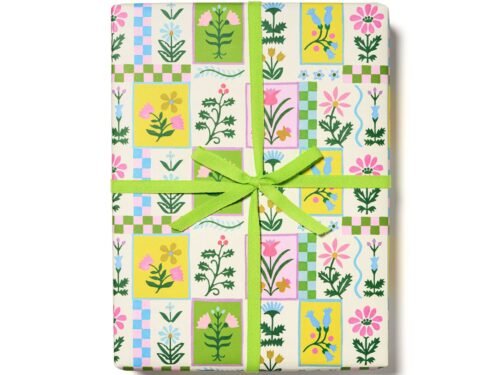 Retro Flower wrapping paper
