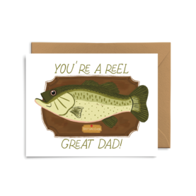 Reel Great Dad Card