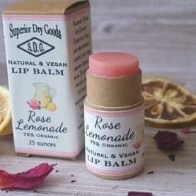 Rose Lemonade Lip Balm | Paperboard Tube | All Natural