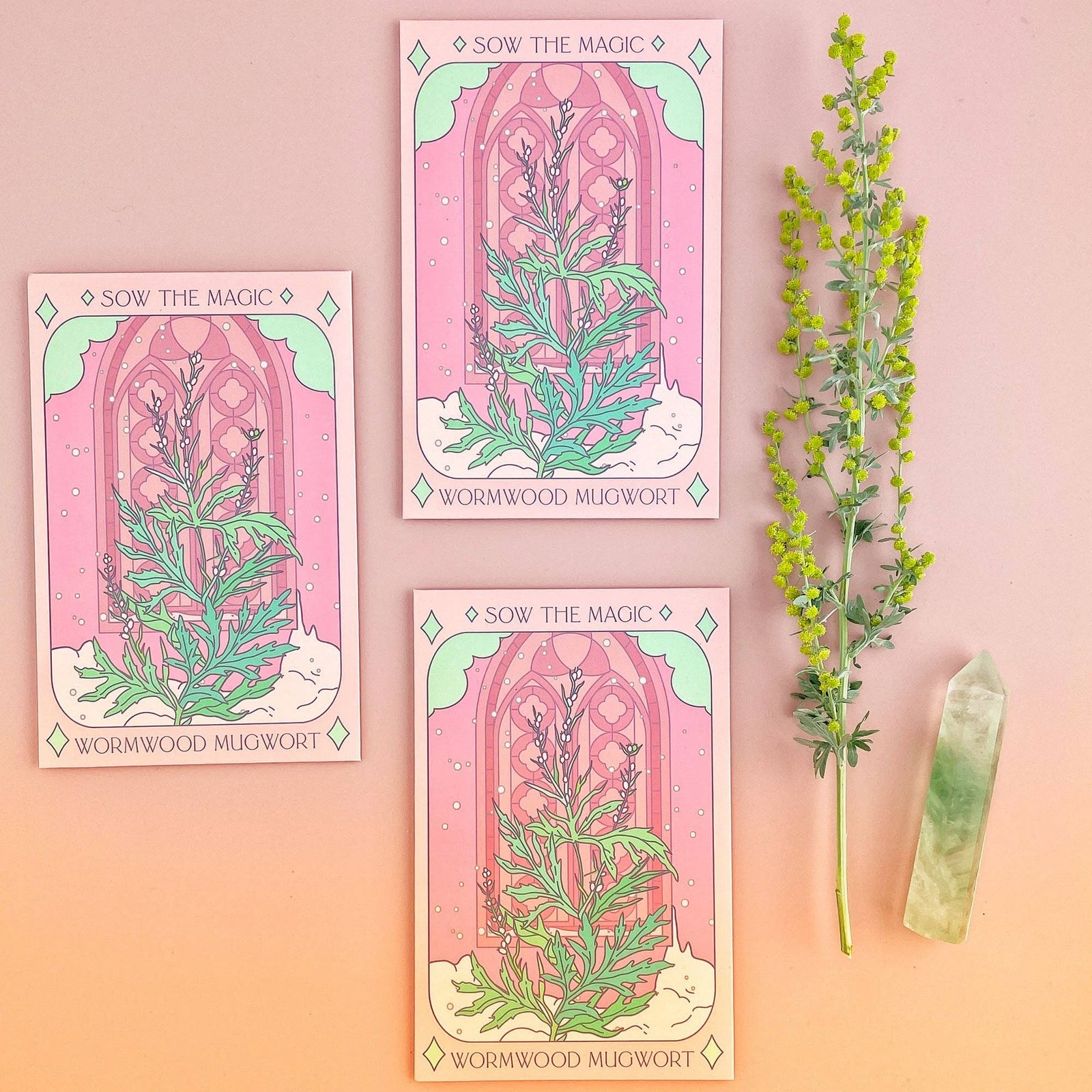 Mugwort Tarot Seed Packet