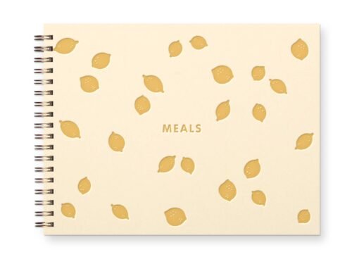 Lemon Pattern Meal Planner