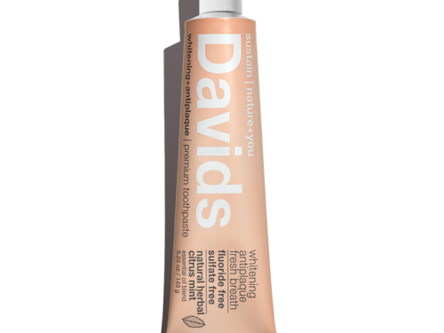 Davids premium toothpaste  /  herbal citrus peppermint